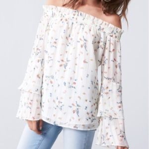 WAYF Gwen Off The Shoulder Blouse